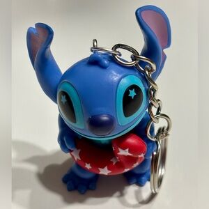 Handmade Disney Stitch Stars Innertube Keychain